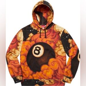 Supreme Martin Wong 8 Ball Hoodie Sweatshirt XL